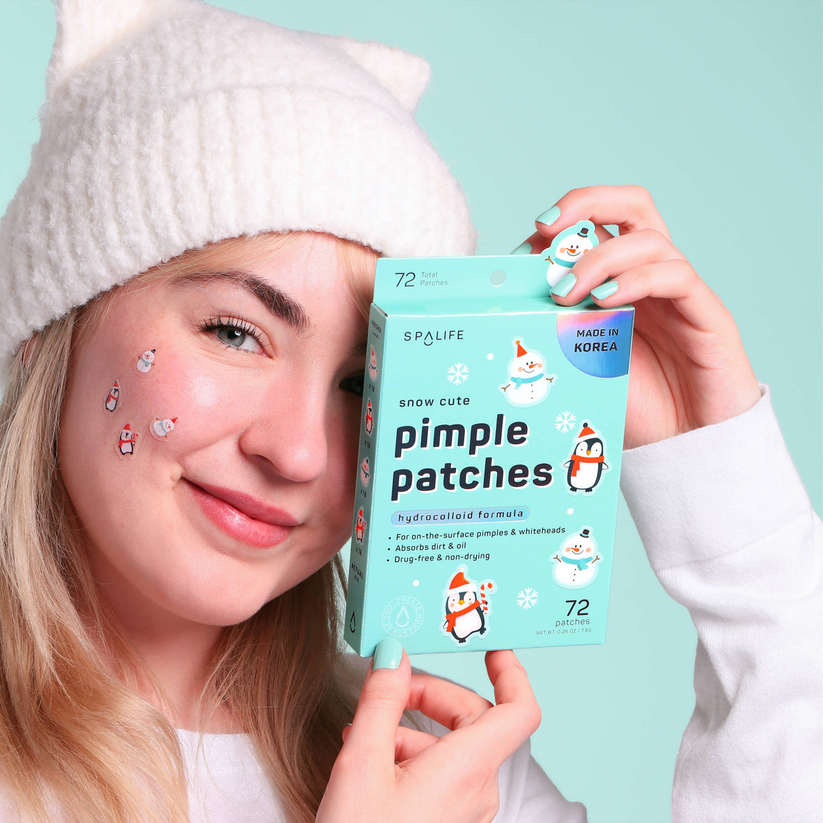 Christmas Holiday Snow Cute Hydrocolloid Pimple Patches - 72