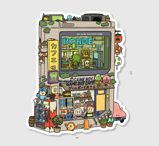 Gameboy Arcade Vinyl Sticker
