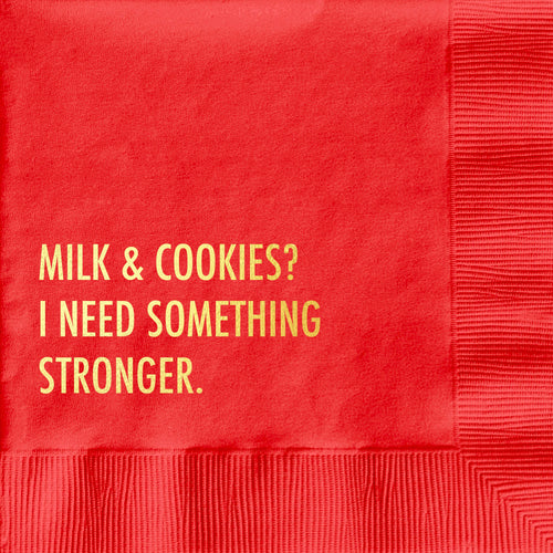 Milk & Cookies Holiday Napkin - Front & Company: Gift Store