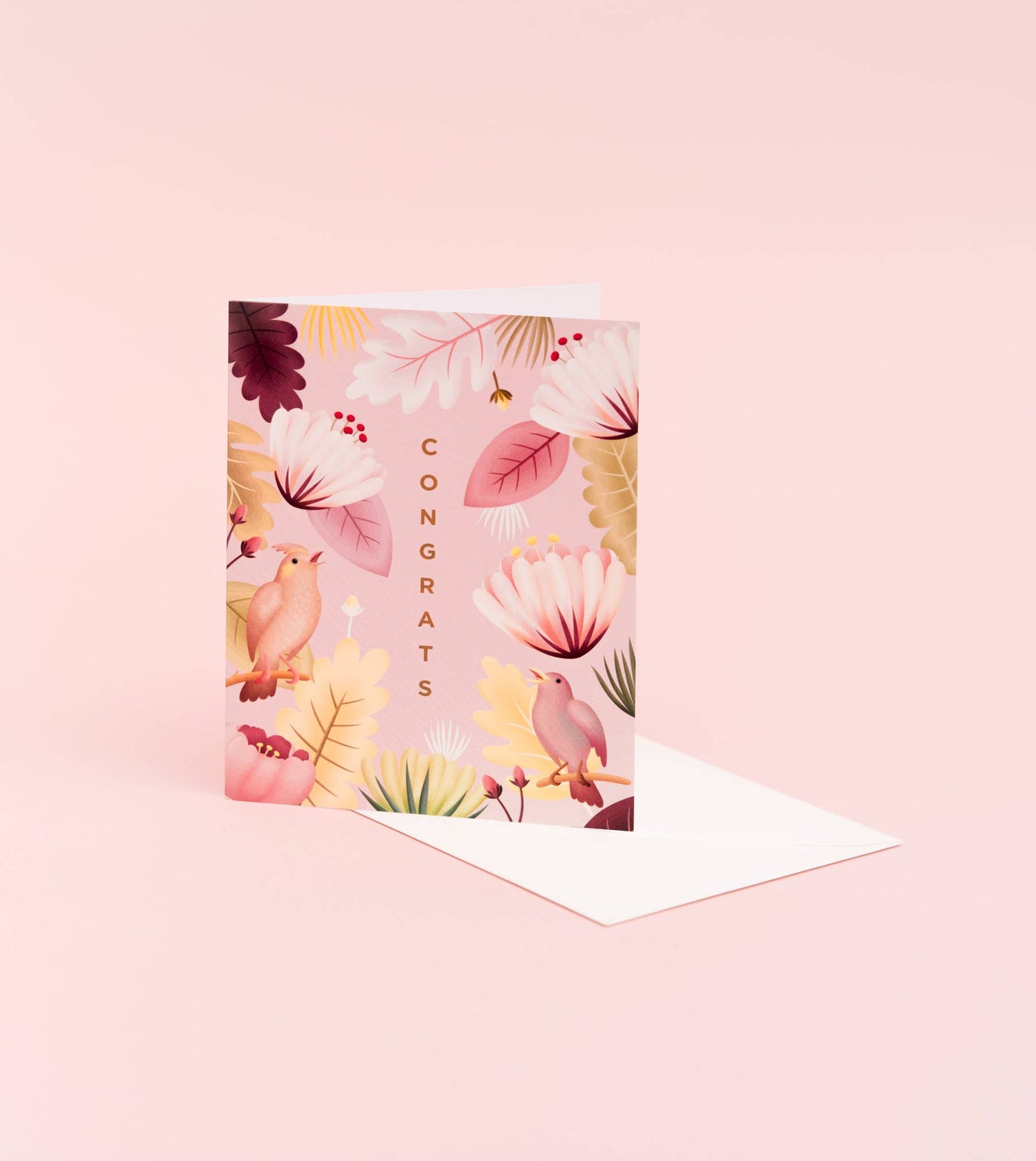 SINGING BIRDS CONGRATS CARD
