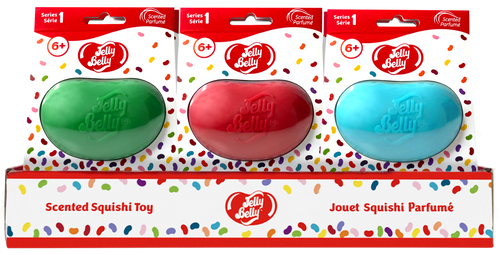 Jelly Belly Hero Bean Squishi Toy Scented - Front & Company: Gift Store