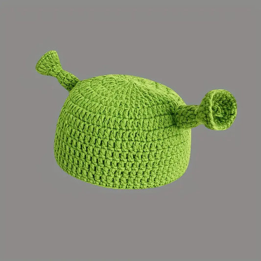 Shrek knit hat