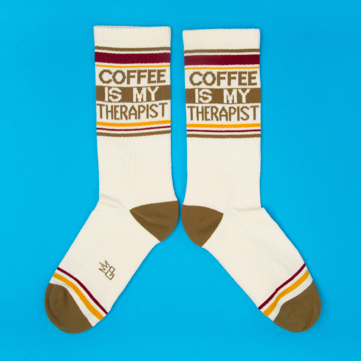 Coffee Is My Therapist Gym Crew Socks