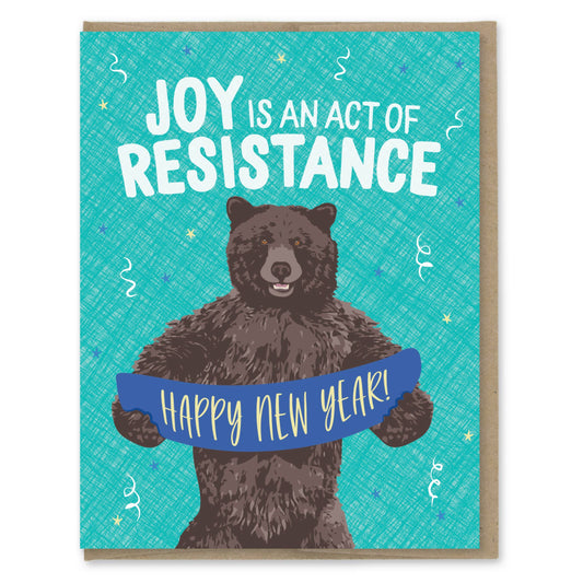 Joy is Resistance New Year Card