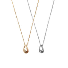 Load image into Gallery viewer, Teardrop Dome Pendant Necklace
