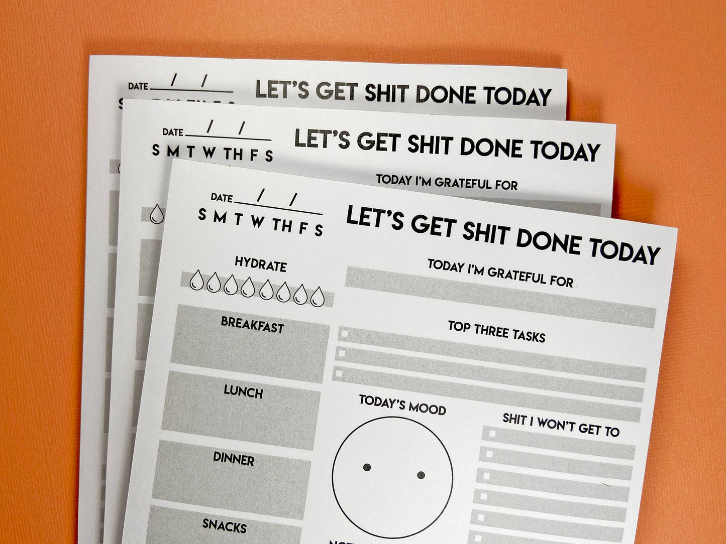 Stationery - Shit List - Daily Planner