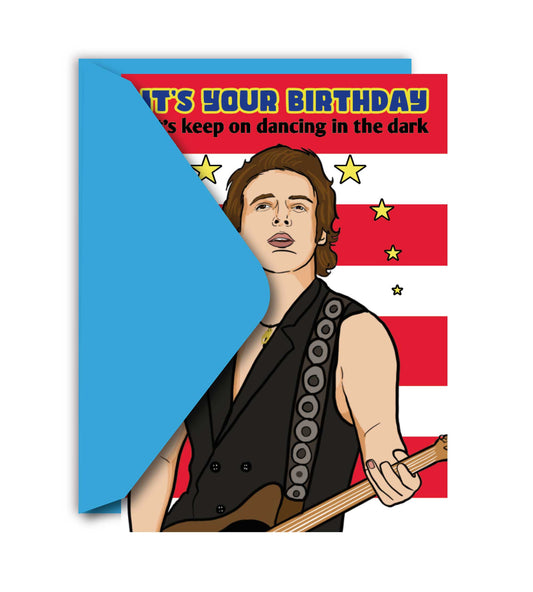 Dancing in The Dark Birthday Greeting Card