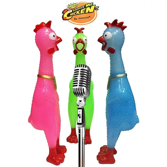 Squeeze Me Chicken,12.5" Tall