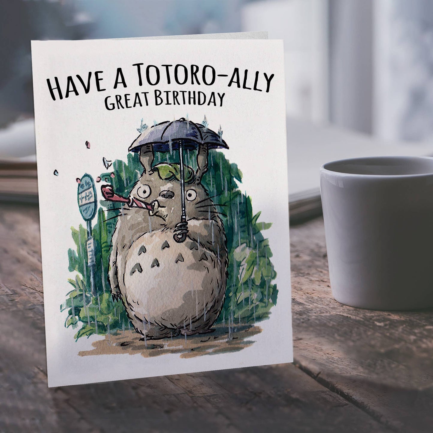 "Tot-orally Great Birthday" - Anime Japanese Influenced Card