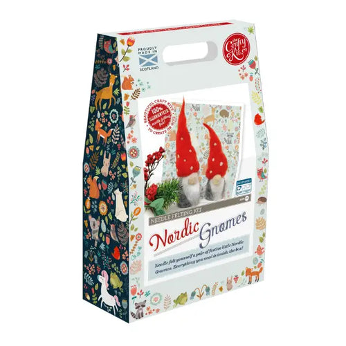 Nordic Gnomes Needle Felting Craft Kit - Front & Company: Gift Store