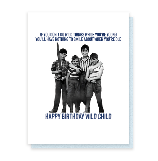Wild Child, Birthday Greeting Card