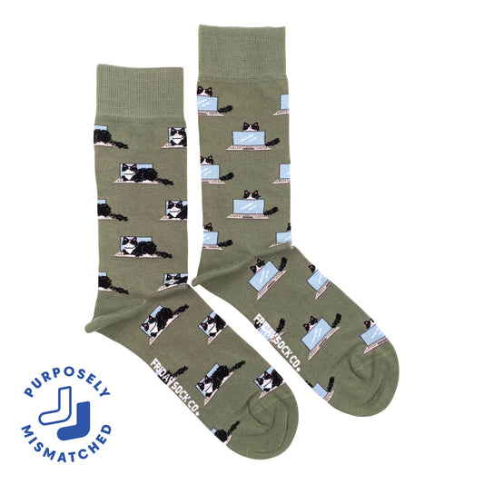 Men's Fluffy Cat Socks