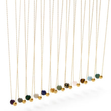 Load image into Gallery viewer, Gemstone Orbit Necklace
