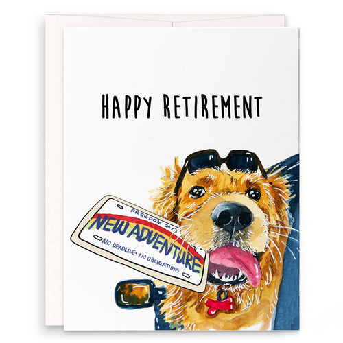 Road Trip Adventure Awaits - Funny Retirement Card - Front & Company: Gift Store