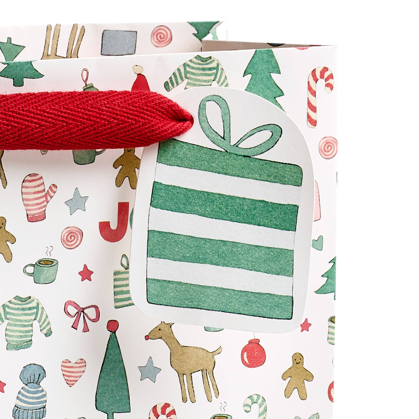 Merry Motif Gift Bag - Small