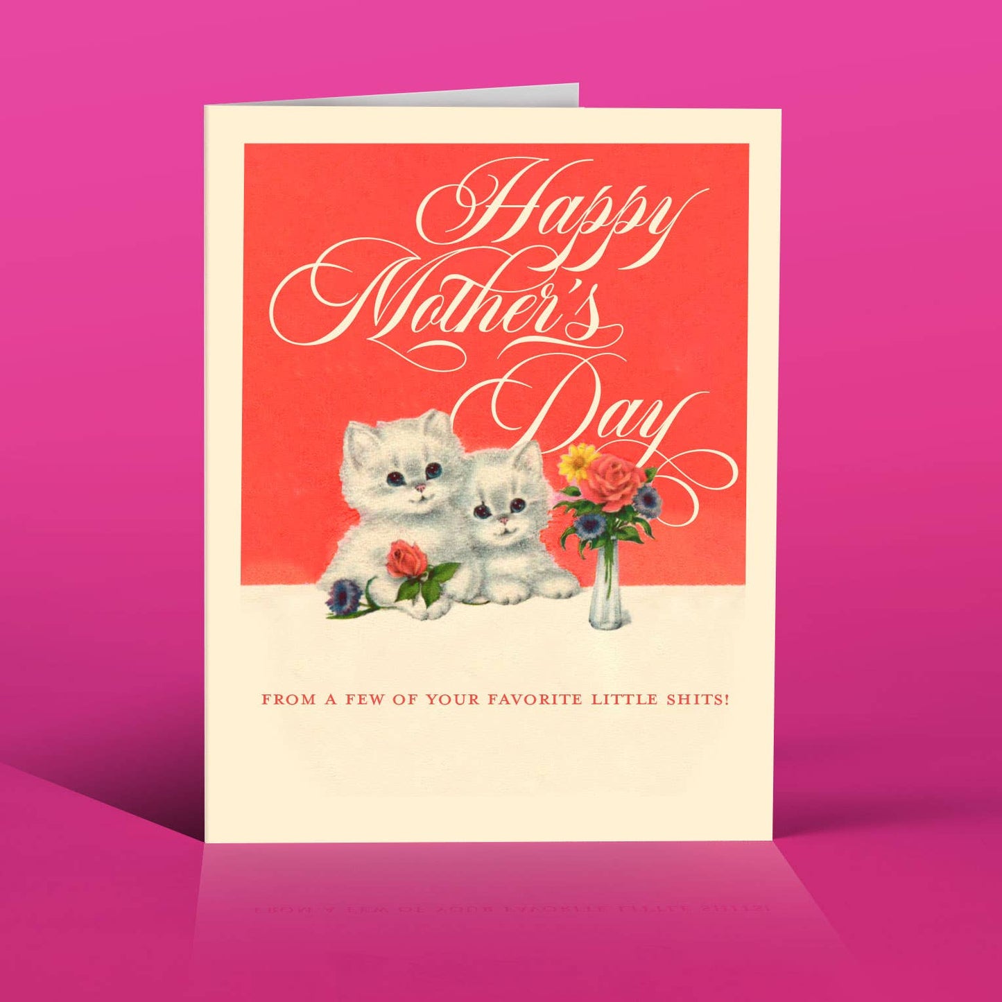 LITTLE SHITS mother's day greeting card