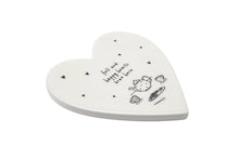 Load image into Gallery viewer, Send With Love &#39;Hearts Brew Here&#39; Heart Coaster
