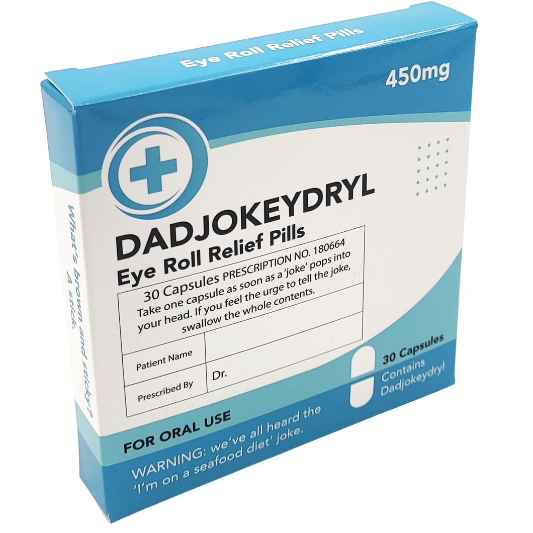 Dadjokeydryl - Novelty Gifts for Dad's, Funny Gag Gifts