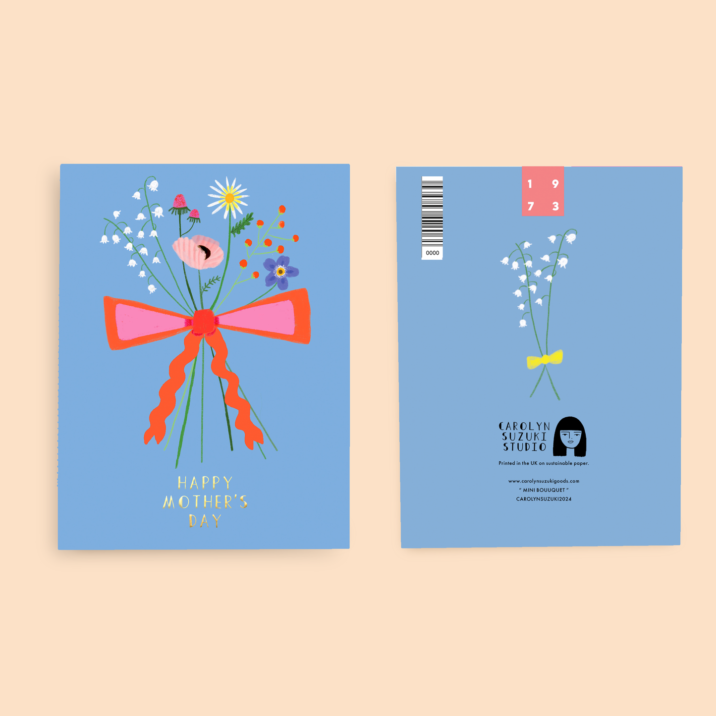 MINI BOUQUET - Mothers Day Card