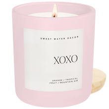 Load image into Gallery viewer, XOXO 15 oz Soy Candle, Matte Jar - Valentine&#39;s Day
