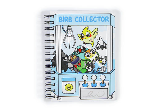 Cute Bird Claw Machine Reusable Sticker Book