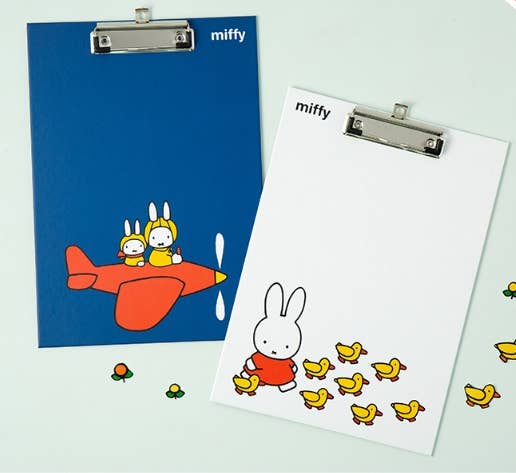 Miffy Double-Sided Color Clipboard with Hanging Hook