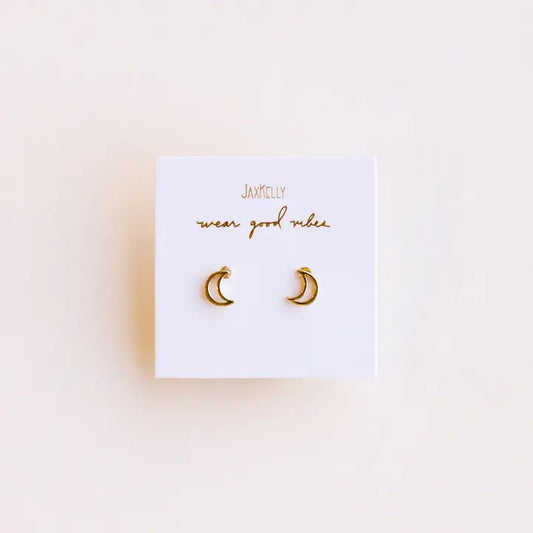 Minimalist - Moon - Earring