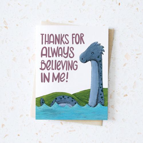 Thanks for Believing in Me Card - Front & Company: Gift Store