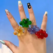 CHunky Heart or Flower Rings