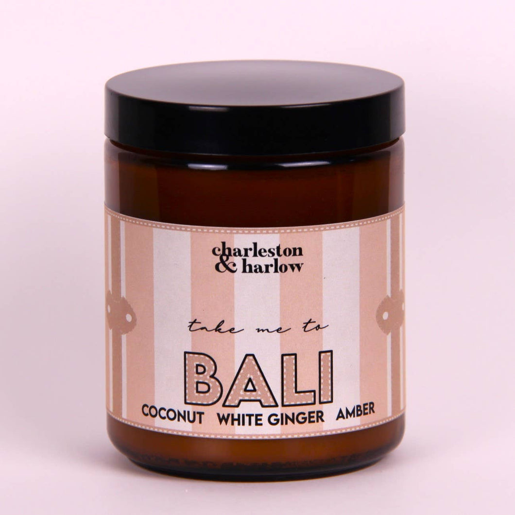 BALI: Coconut, White Ginger + Amber 8oz Soy Candle FERNWEH