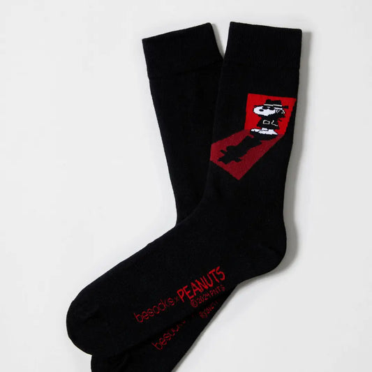 BeSnoopy Detective - 100% Organic Cotton Socks | Black Large