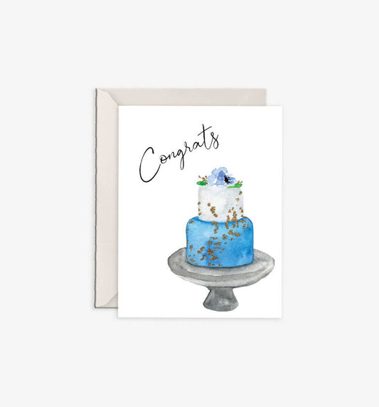Greeting Card - Congrats Cake - Wedding