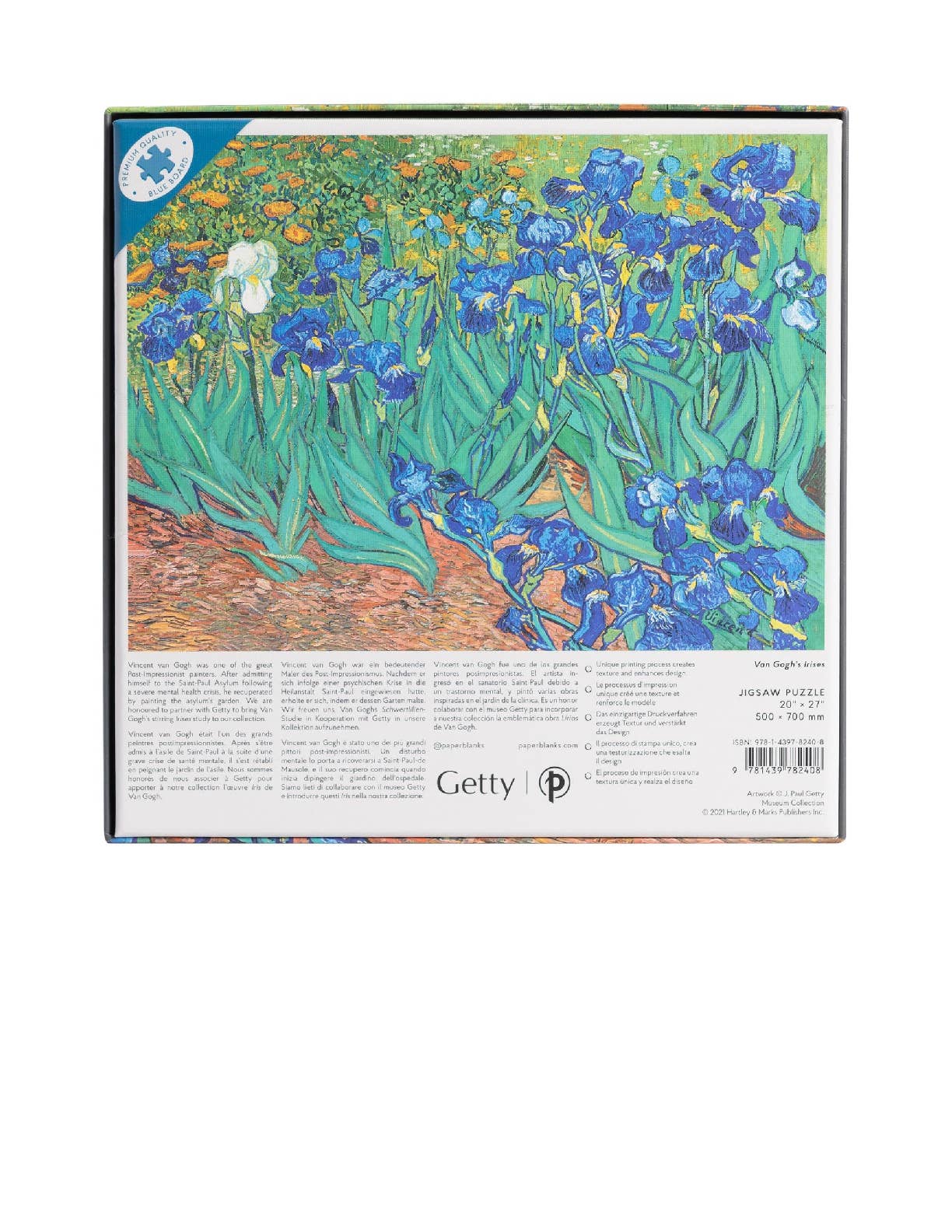Van Gogh's Irises 1000 Piece Jigsaw Puzzle, The J. Paul Getty Museum Collec