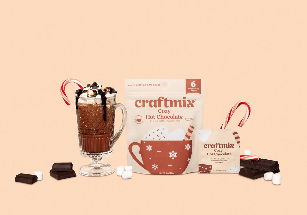 Cozy Hot Chocolate & Cocktail Mixer - 6 Servings Multipack