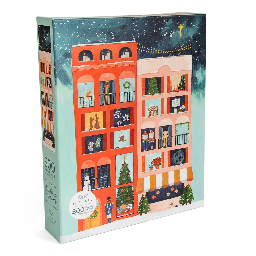 Christmas in the City - 500 Piece Jigsaw Puzzle