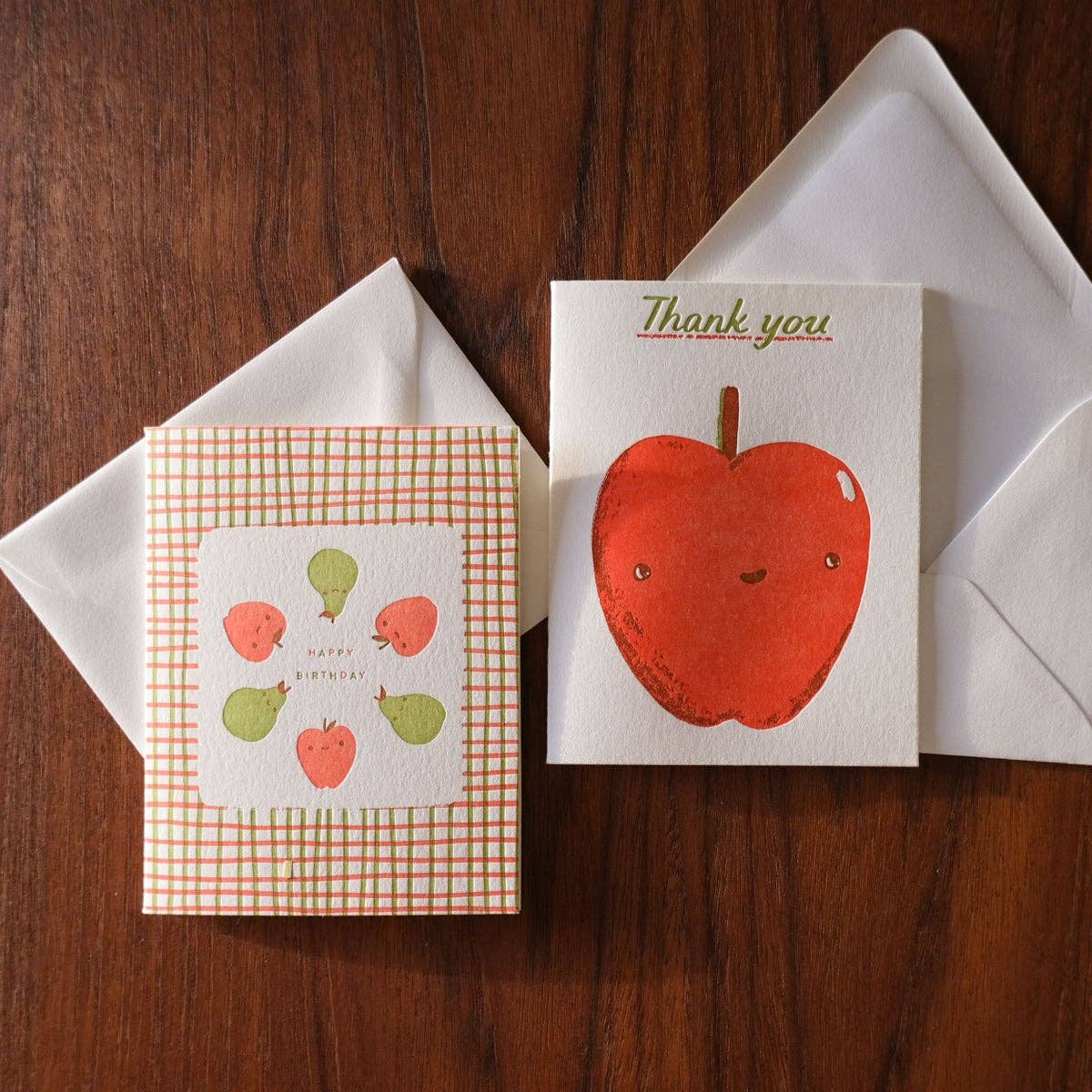 Birthday Picnic Fruits | Summer | Letterpress Card