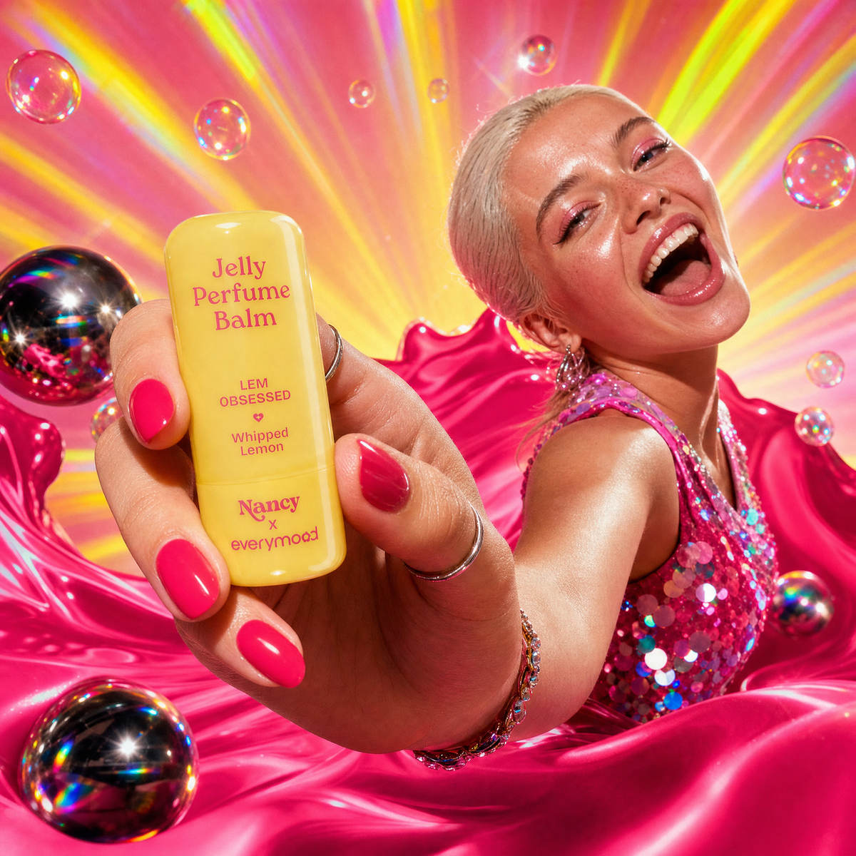 Jelly Perfume Balm | Solid Perfume Stick | Lemon