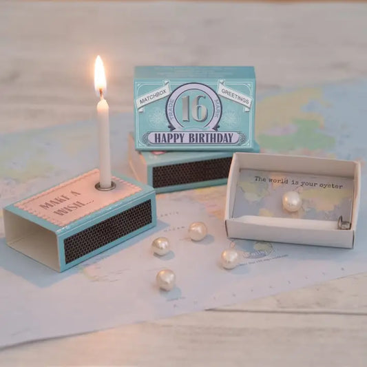 Happy 16Th Bday Pearl Matchbox
