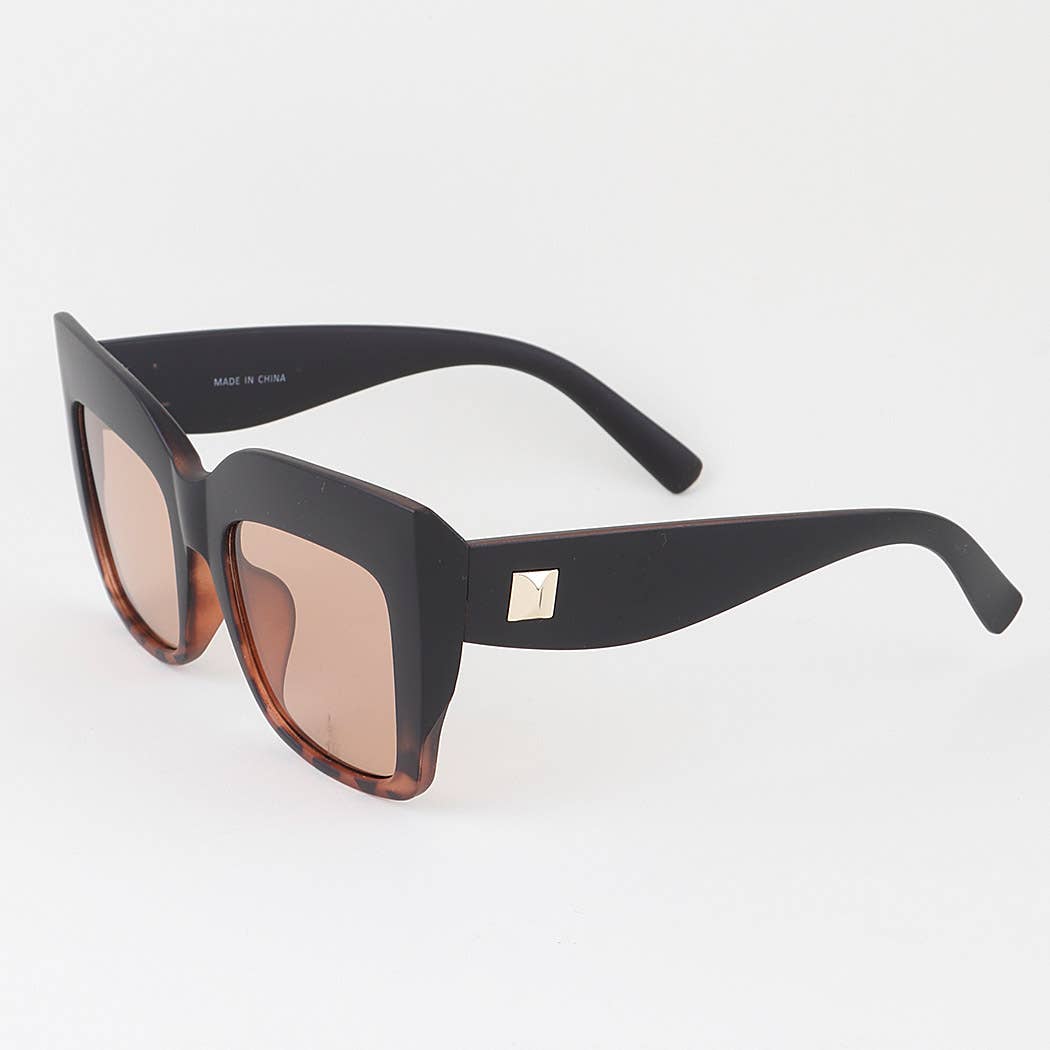 Bulky Matte Cateye Sunglasses