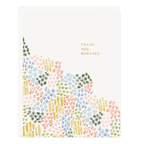 Thank You Bunches Card - Front & Company: Gift Store