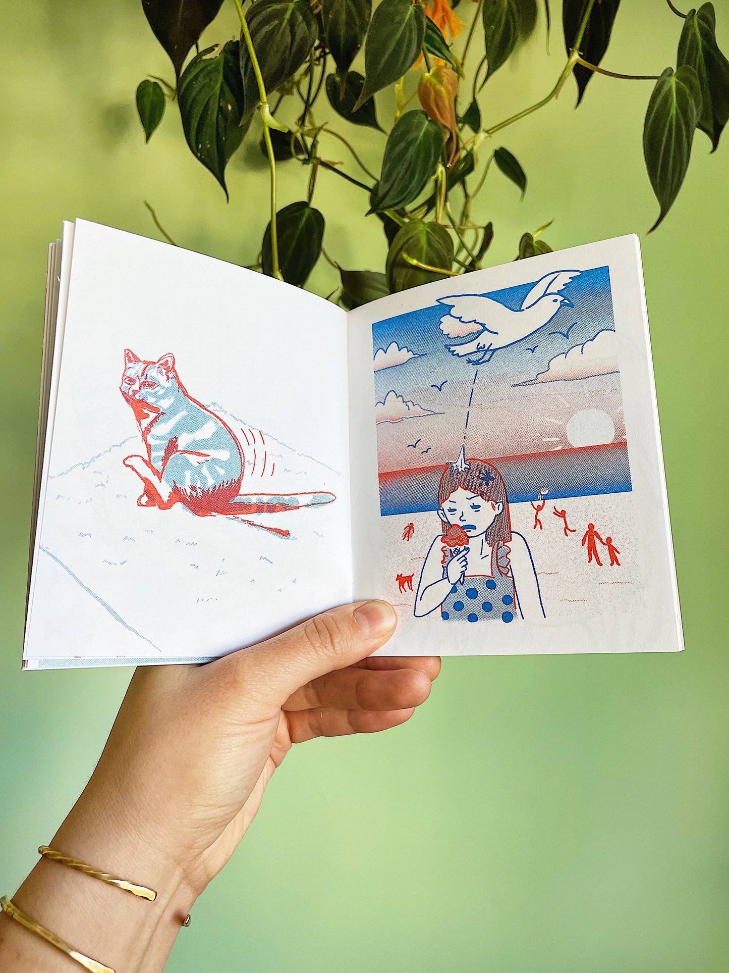 NOT STOKED AGAIN Risograph Zine