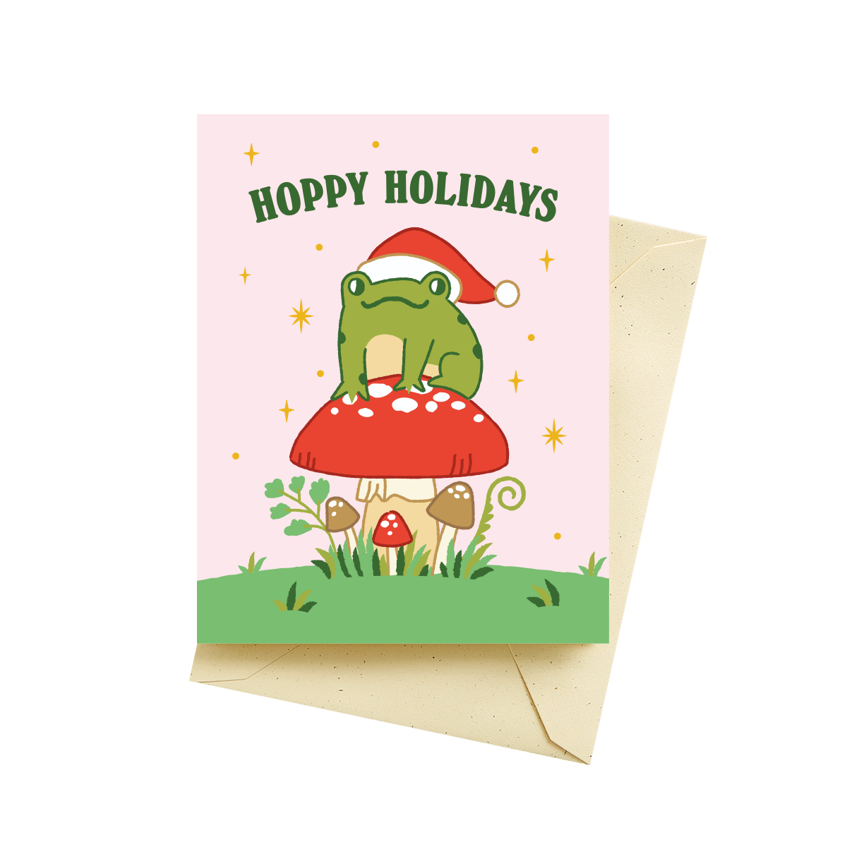 Hoppy Frog Holiday Cards