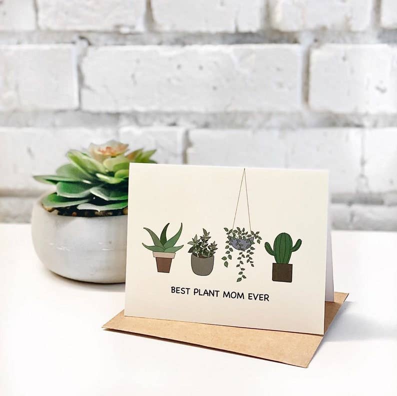 Best Plant Mom Ever Greeting Card