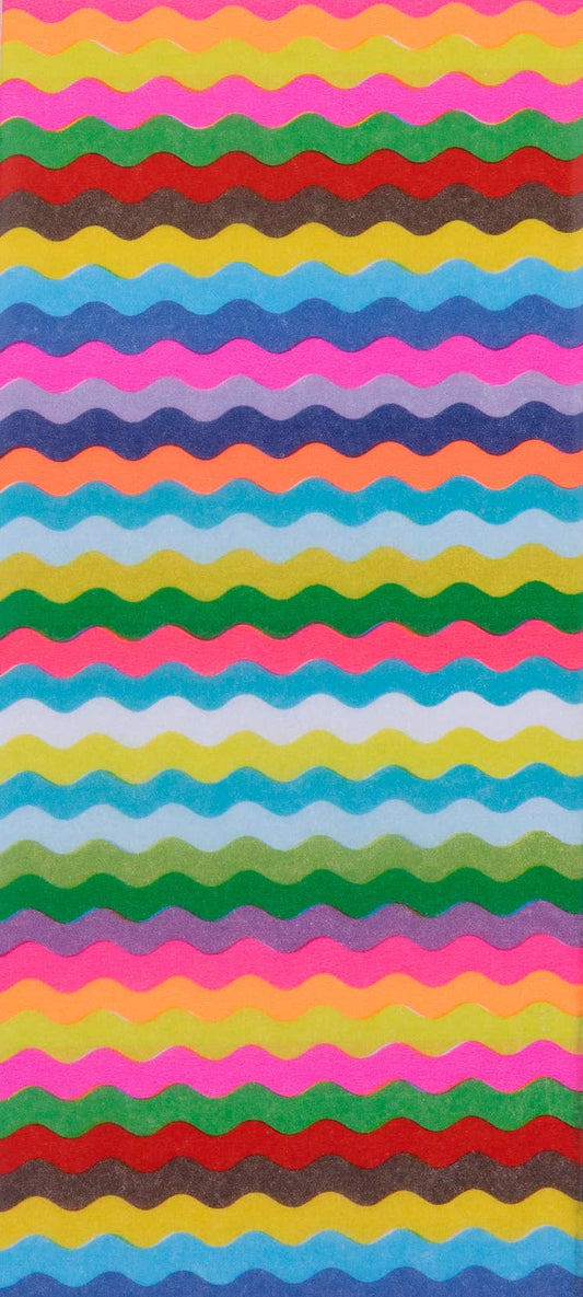 TISSUE PS COLOUR HUB RIC RAC (4 SHEETS)