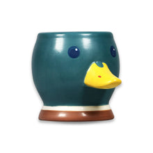 Load image into Gallery viewer, Ceramic Shaped Egg Cup Mallard Bird
