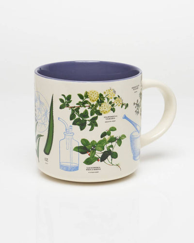 Botanical Pharmacy Ceramic Mug - Front & Company: Gift Store