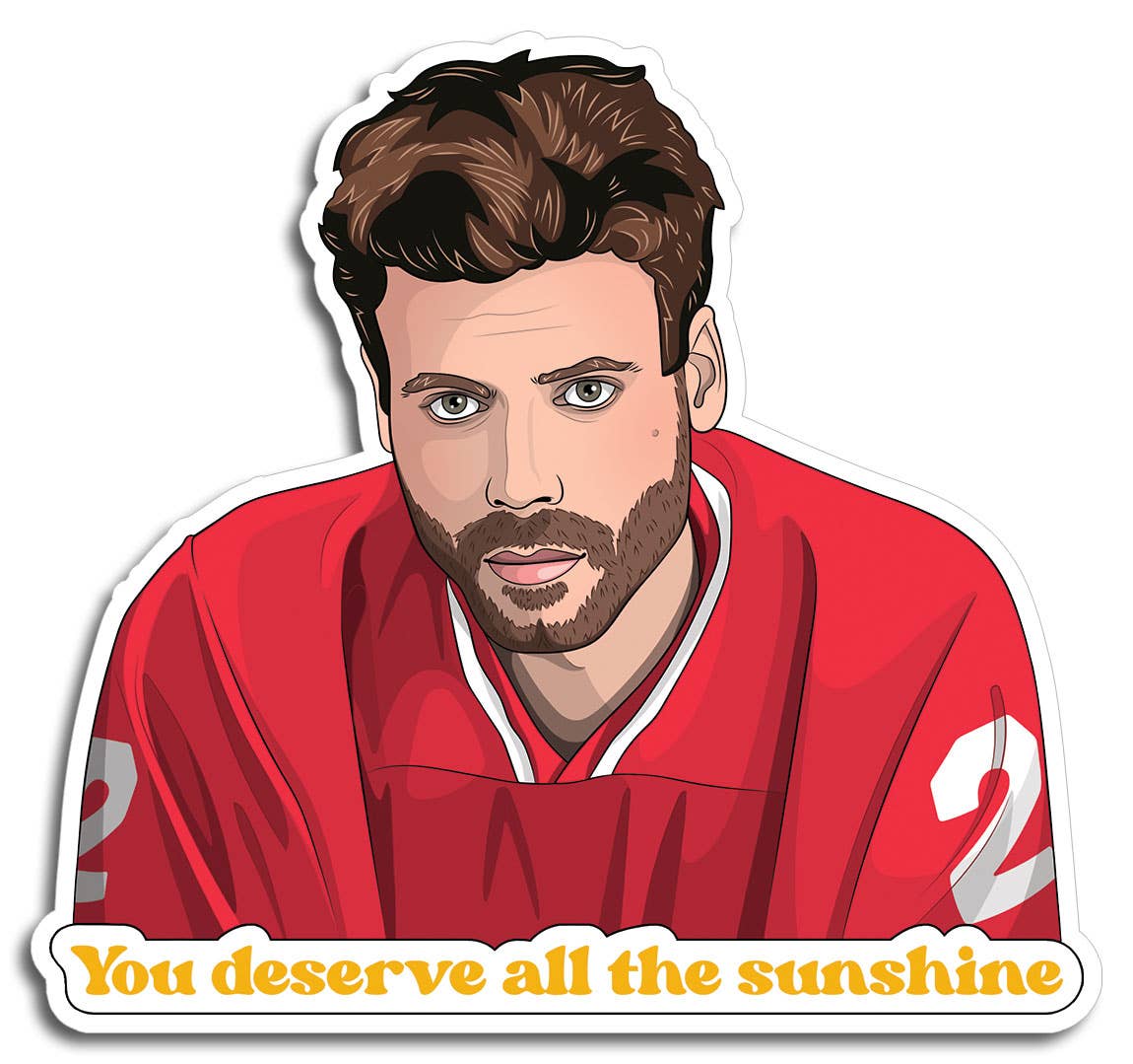 Heated Rivalry Sunshine Die Cut Sticker