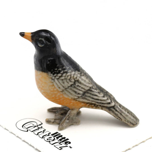 Cheerup American Robin Porcelain Miniature