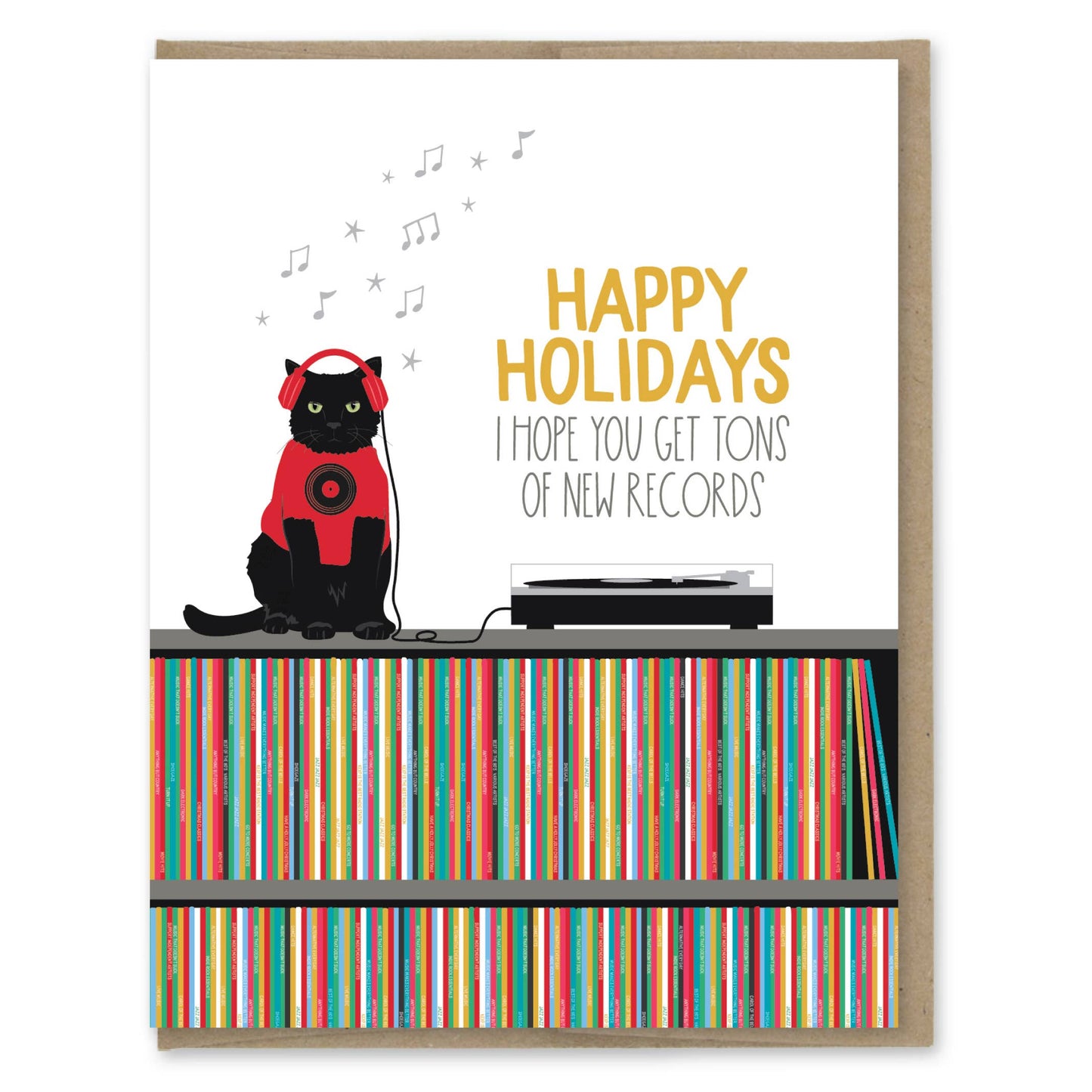 Holiday New Records Card	 - Box of 8