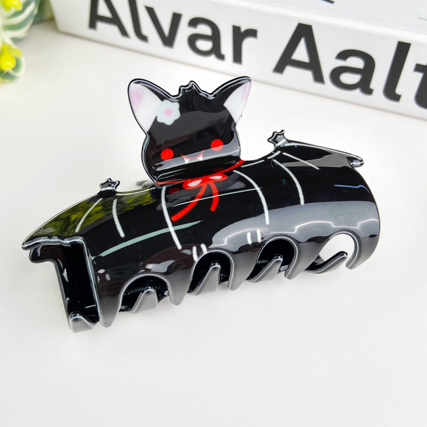 Dark Style Black Bat Hair Clip Halloween